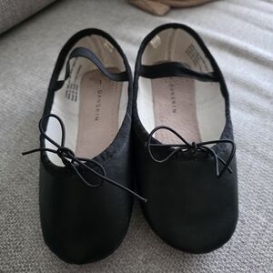 Danskin Black Ballet Flats with Elastic Strap